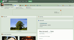 Desktop Screenshot of cockiemonster.deviantart.com