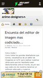 Mobile Screenshot of anime-designers.deviantart.com