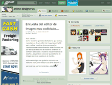 Tablet Screenshot of anime-designers.deviantart.com