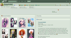 Desktop Screenshot of fantasydollsbyd.deviantart.com