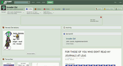 Desktop Screenshot of invader-zel.deviantart.com