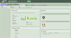 Desktop Screenshot of cross-dress-academy.deviantart.com