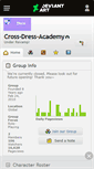 Mobile Screenshot of cross-dress-academy.deviantart.com