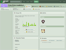 Tablet Screenshot of cross-dress-academy.deviantart.com