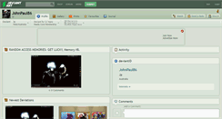 Desktop Screenshot of johnpaul86.deviantart.com