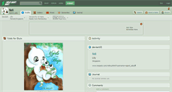 Desktop Screenshot of feli.deviantart.com