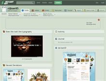 Tablet Screenshot of nijboer85.deviantart.com