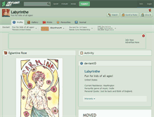 Tablet Screenshot of labyrinthe.deviantart.com