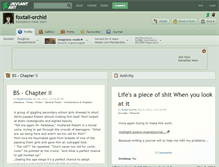 Tablet Screenshot of foxtail-orchid.deviantart.com