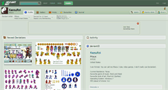Desktop Screenshot of kaosuroi.deviantart.com