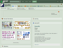 Tablet Screenshot of kaosuroi.deviantart.com
