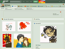 Tablet Screenshot of hiri-kun.deviantart.com