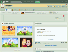 Tablet Screenshot of dieegormz.deviantart.com