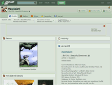 Tablet Screenshot of maomalani.deviantart.com