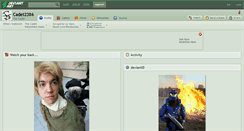 Desktop Screenshot of cadet2386.deviantart.com