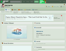 Tablet Screenshot of alanmarcos.deviantart.com