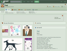 Tablet Screenshot of haai.deviantart.com