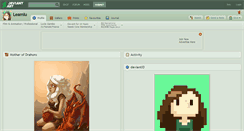 Desktop Screenshot of leamlu.deviantart.com