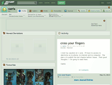 Tablet Screenshot of caeria.deviantart.com