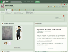 Tablet Screenshot of kerristanne.deviantart.com
