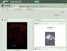 Tablet Screenshot of jiinxed.deviantart.com