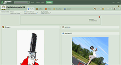 Desktop Screenshot of captainawesome94.deviantart.com