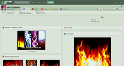 Desktop Screenshot of electricjeebus.deviantart.com
