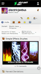 Mobile Screenshot of electricjeebus.deviantart.com