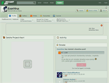 Tablet Screenshot of exonvirus.deviantart.com