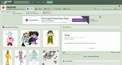 Desktop Screenshot of nalydrrab.deviantart.com