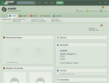 Tablet Screenshot of orlanth.deviantart.com