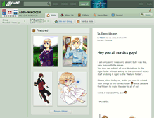 Tablet Screenshot of aph-nordics.deviantart.com