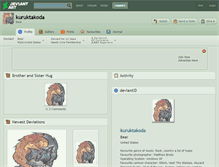 Tablet Screenshot of kuruktakoda.deviantart.com