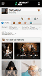 Mobile Screenshot of dirtyvonp.deviantart.com