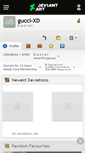 Mobile Screenshot of gucci-xd.deviantart.com