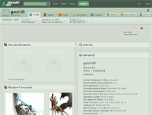 Tablet Screenshot of gucci-xd.deviantart.com