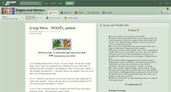Desktop Screenshot of dragons-and-wolves.deviantart.com