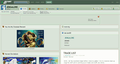 Desktop Screenshot of jengalore.deviantart.com