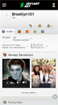 Mobile Screenshot of brooklyn101.deviantart.com
