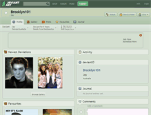 Tablet Screenshot of brooklyn101.deviantart.com