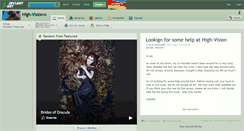 Desktop Screenshot of high-vision.deviantart.com