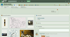 Desktop Screenshot of mecha-maniac.deviantart.com