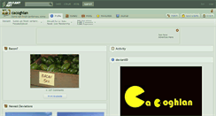 Desktop Screenshot of cacoghlan.deviantart.com