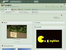 Tablet Screenshot of cacoghlan.deviantart.com
