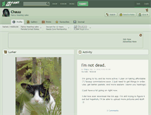 Tablet Screenshot of chauu.deviantart.com