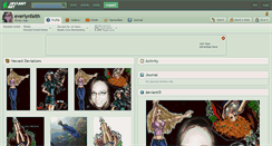Desktop Screenshot of everlynfaith.deviantart.com