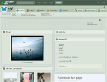 Tablet Screenshot of julg7.deviantart.com