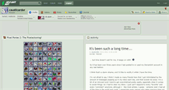 Desktop Screenshot of causticardor.deviantart.com