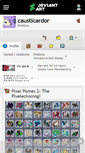 Mobile Screenshot of causticardor.deviantart.com