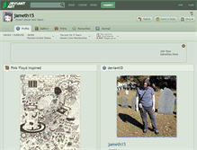 Tablet Screenshot of jameth15.deviantart.com
